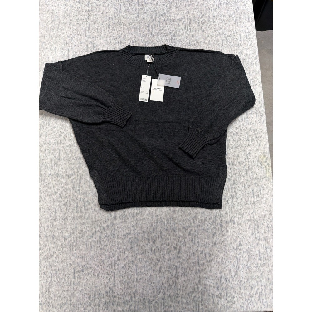 BDG Urban Outfitters Dark Grey Crew Neck Oversized Knit Sweater OB1440924 Small